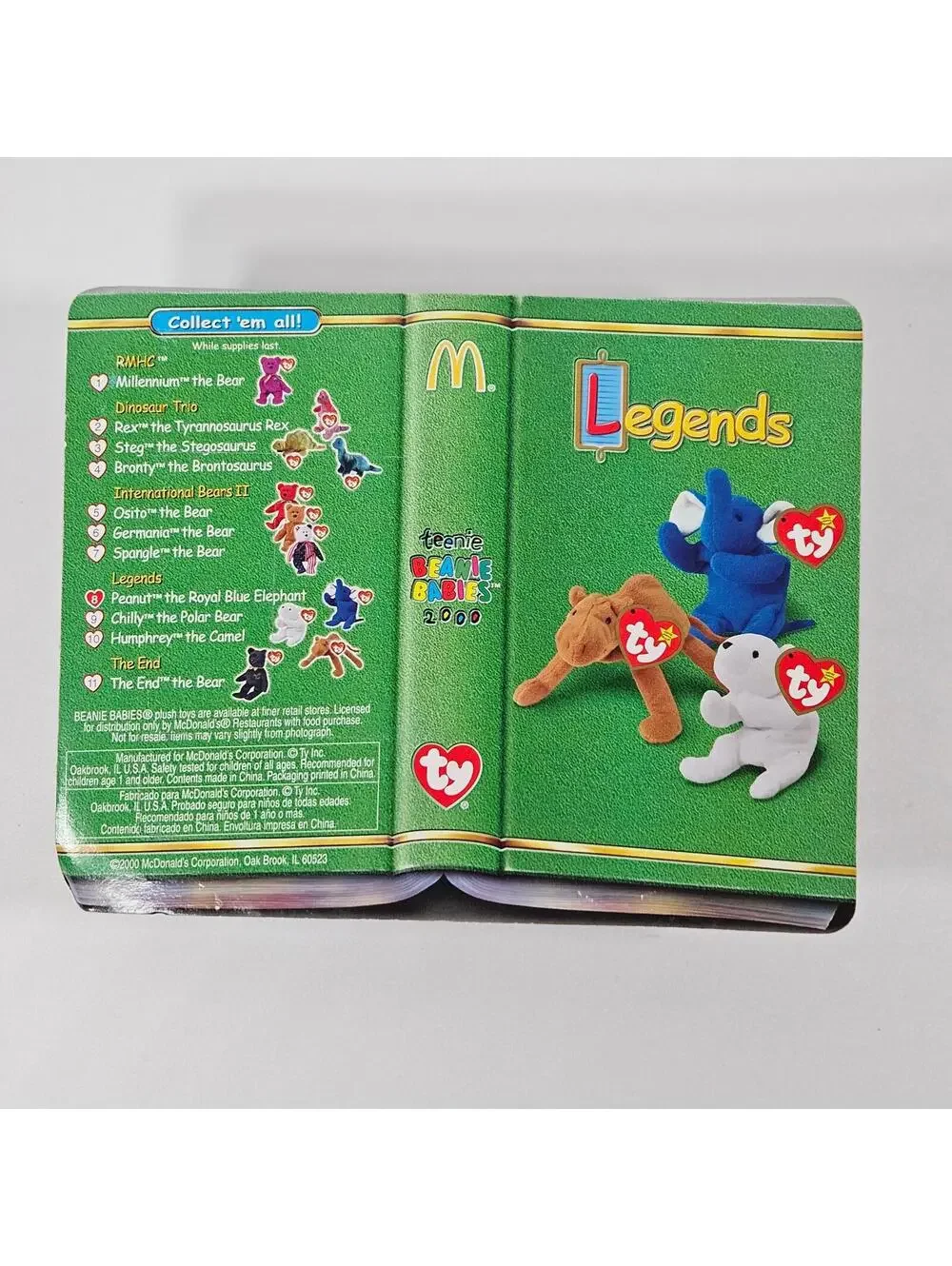 Ty Teenie Beanie Babies McDonalds 2000 Bundle Peanut Humphrey Germania Sealed